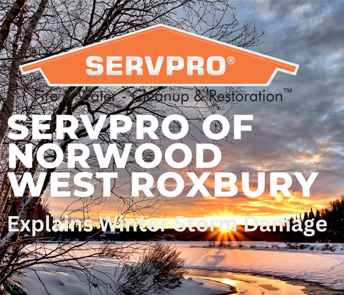 Winter with text box and Orange SERVPRO logo